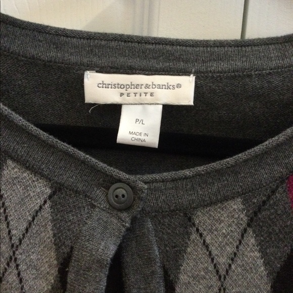 Argyle Sweater, Christopher & Banks, LP - Picture 2 of 3